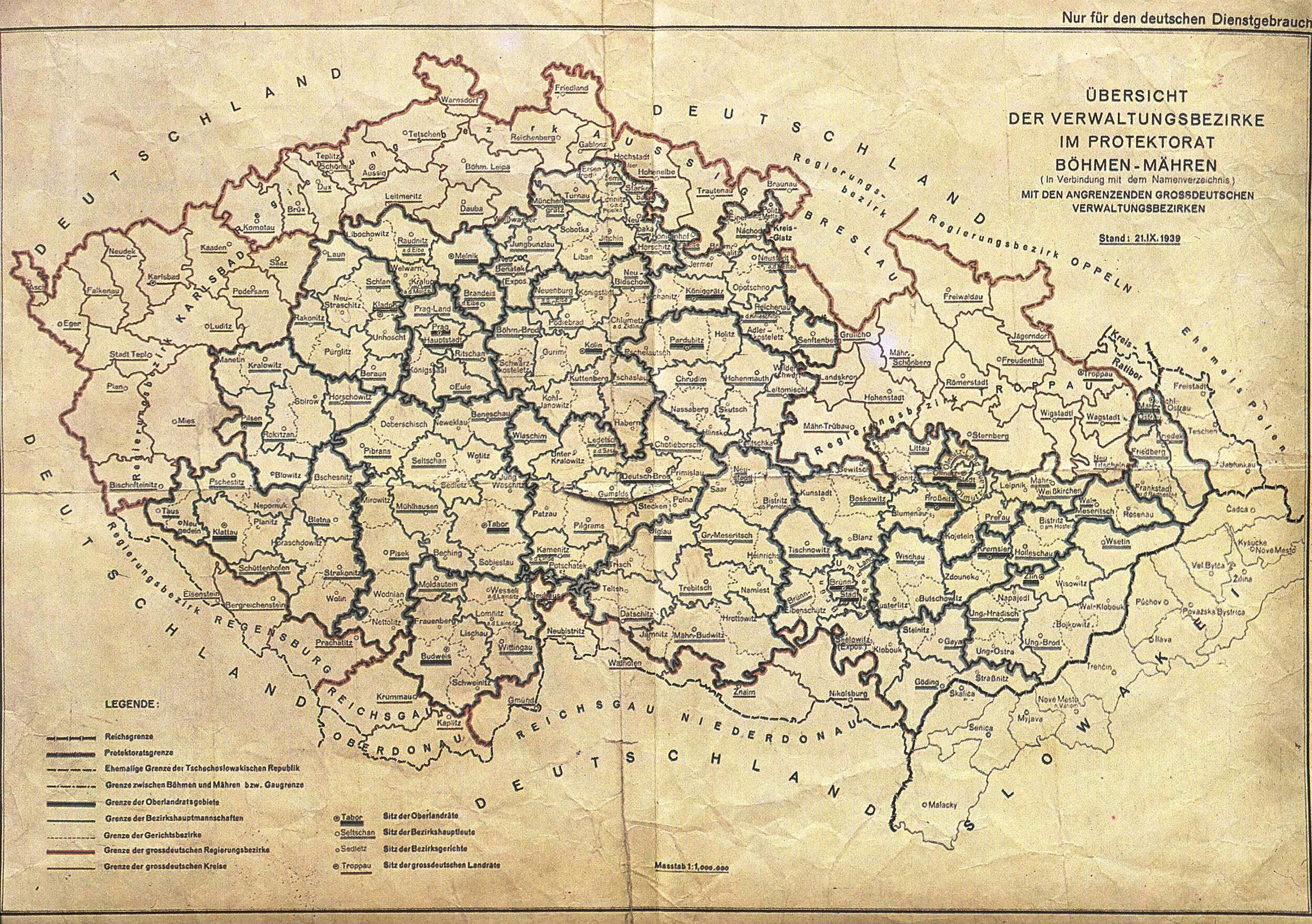 The German Occupationo of the Sudetenland & Bohemia Moravia. http